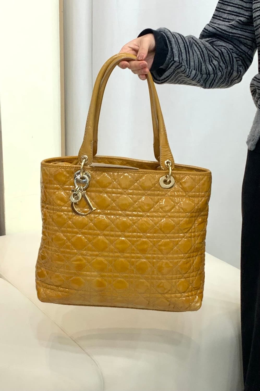 디올 오렌지 페이던트 레이디 토트백 (정품) 상품이미지1