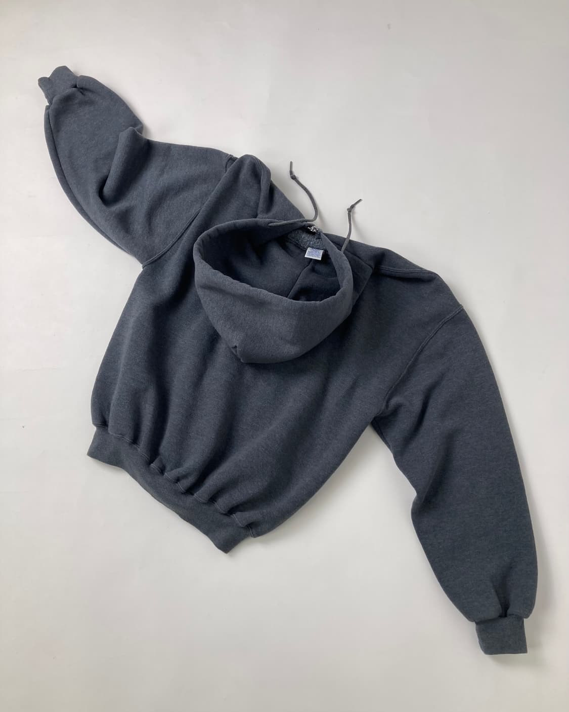 90s Russell Zip Up Hoodie (charcoal) 상품이미지2