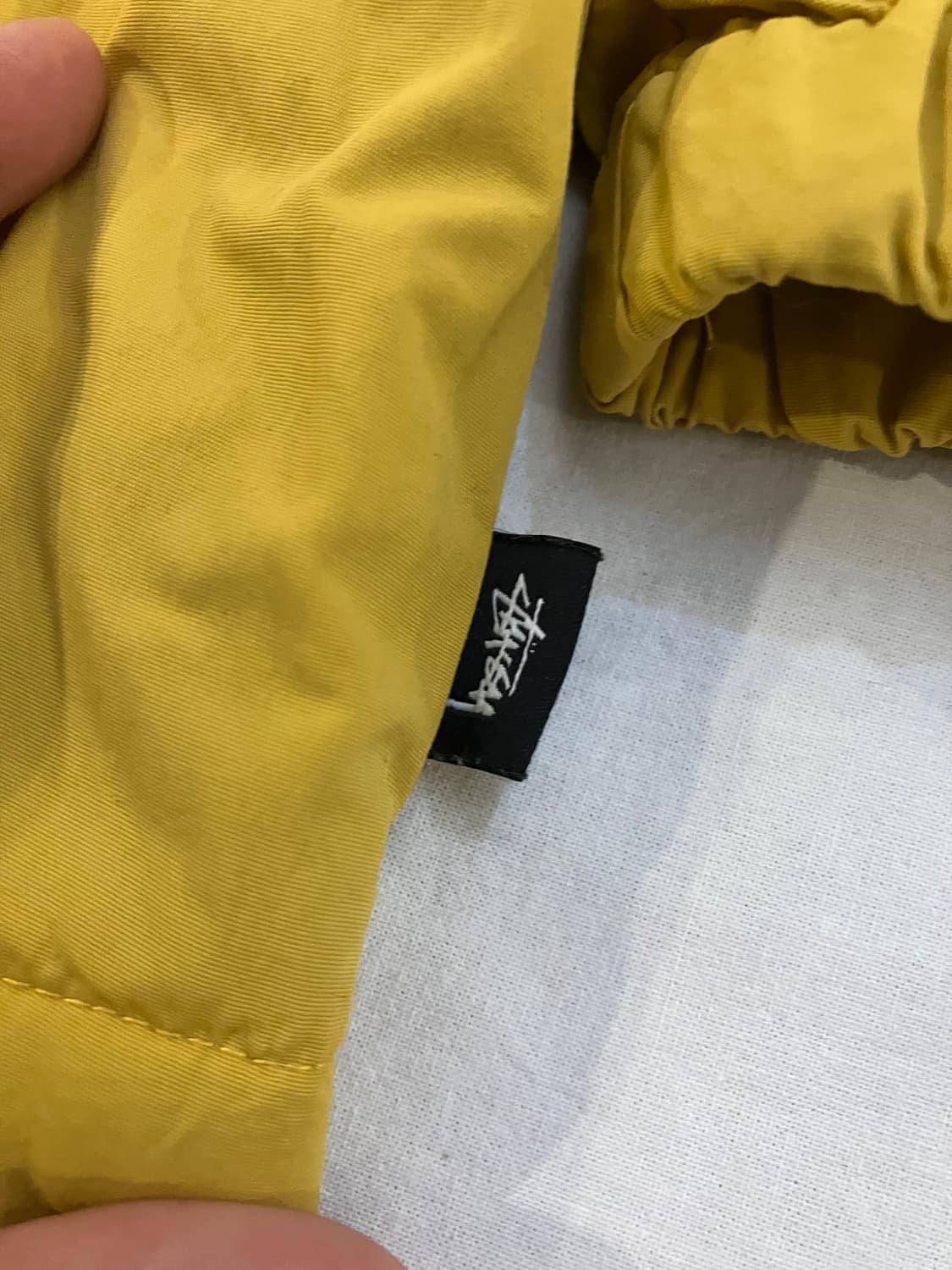 스투시 빈티지 셰르파 양털 코치자켓 플리스 옐로우 상품이미지5