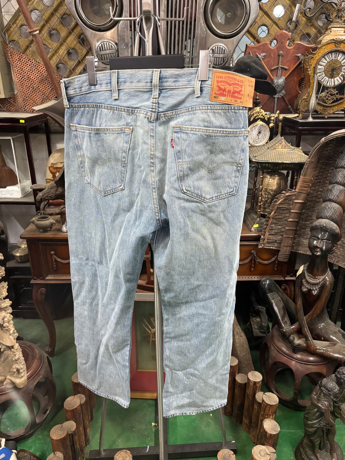 리바이스 150주년 기념 한정판 501 피스 워싱 청바지 상품이미지3