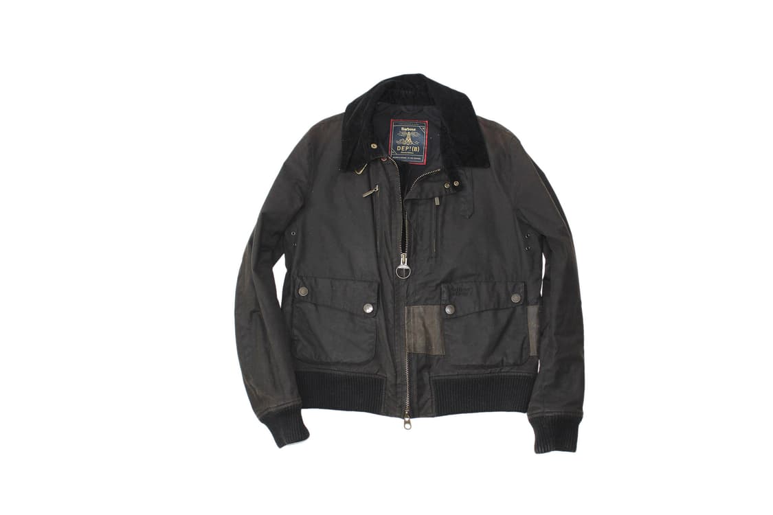 Barbour Dept(B) 바버 뎁트 히든 후드 왁스드 자켓 상품이미지1