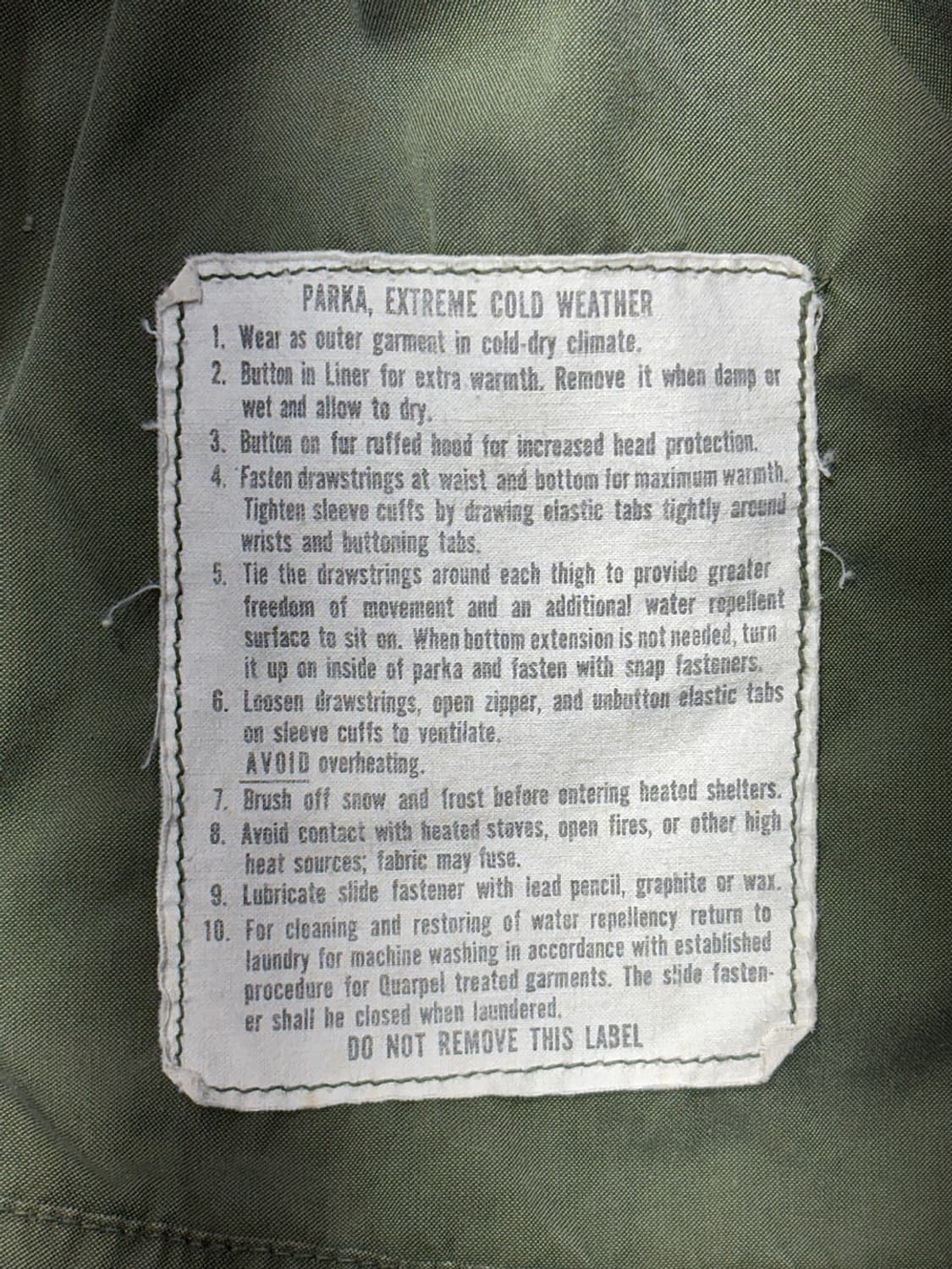 74's m-65 피쉬테일 개파카 외피 상품이미지6