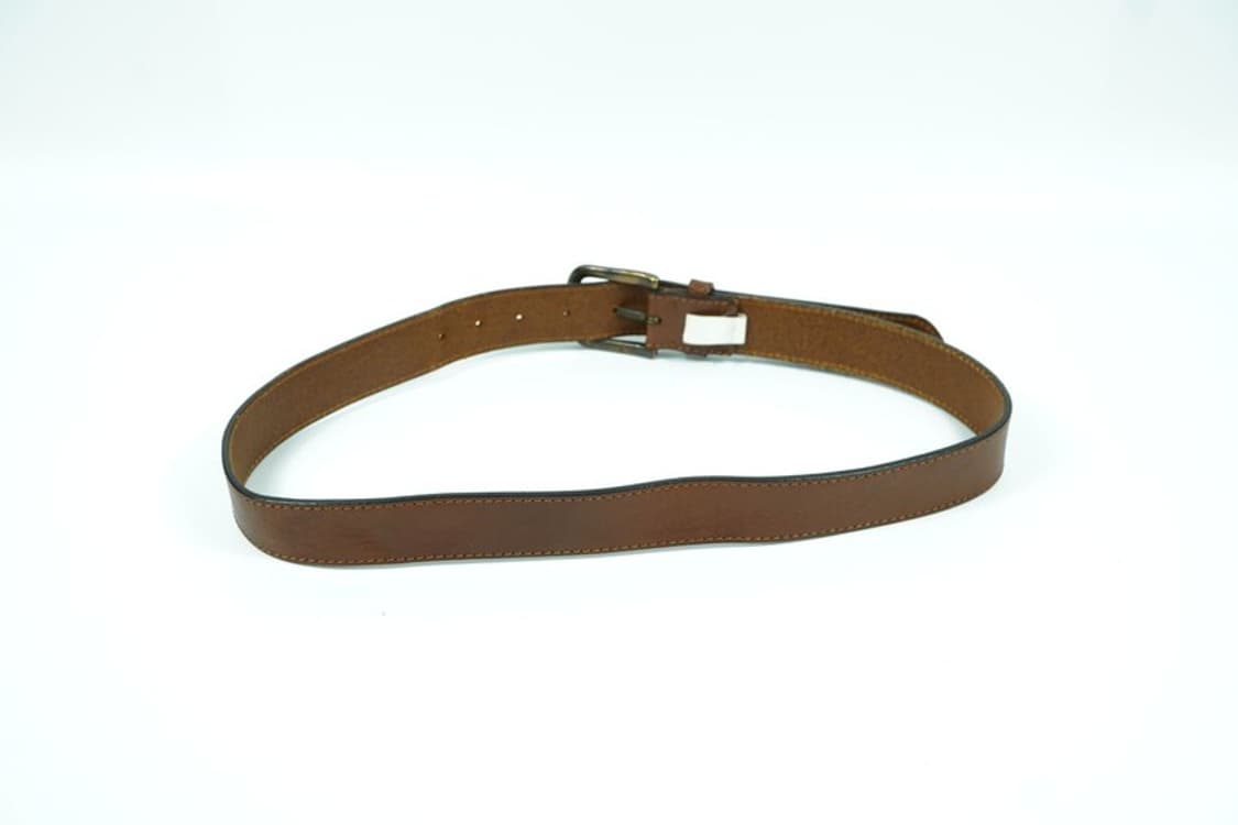 폴햄 빈티지 브라운 레더 벨트 상품이미지3