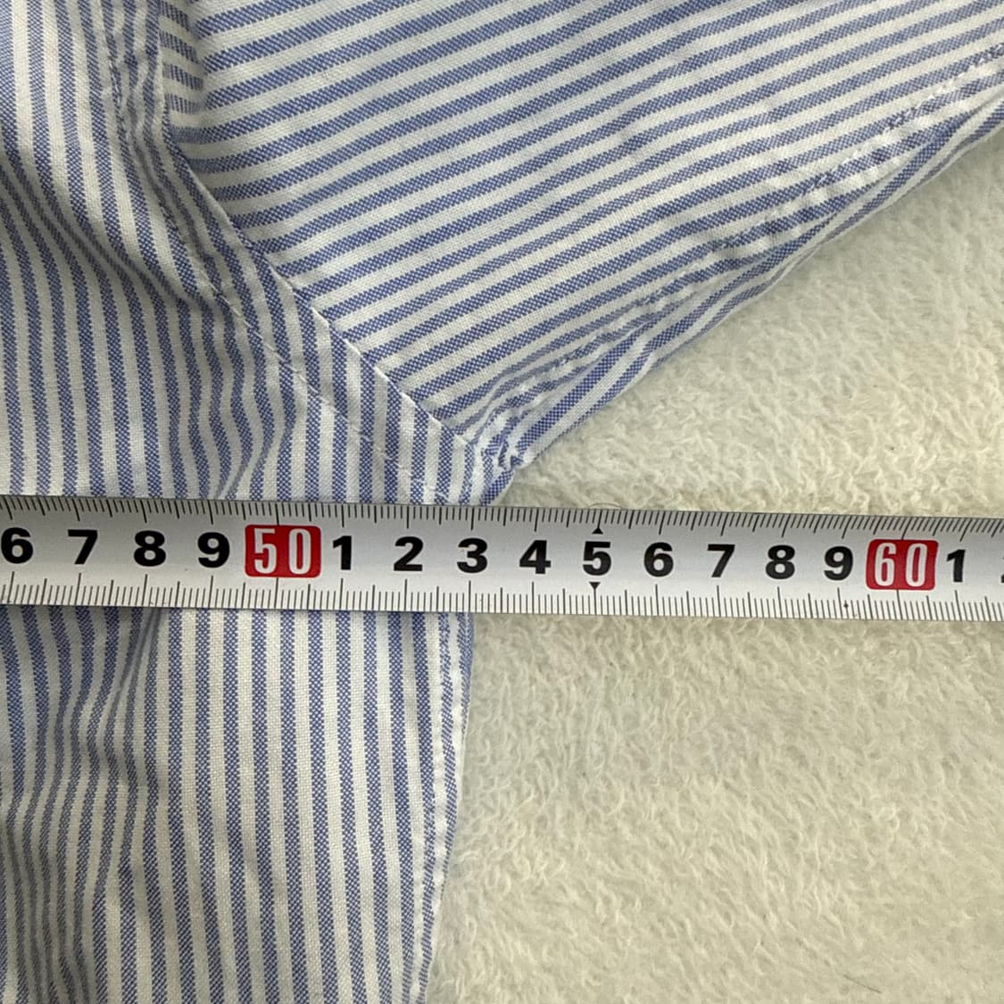 M 유니클로 스트라이프 셔츠 0413T 상품이미지5