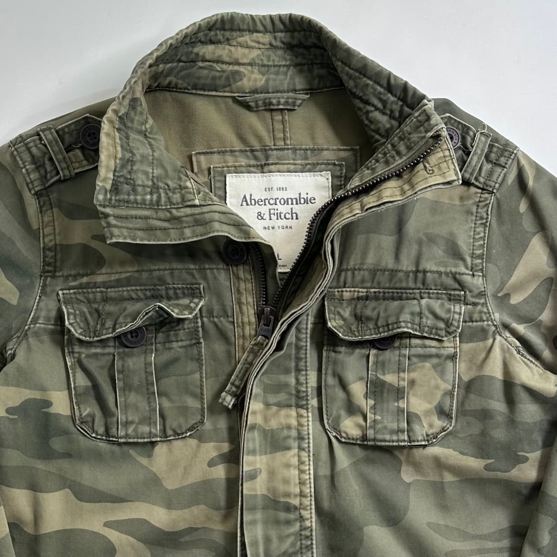 아베크롬비 카모 하이넥 자켓 상품이미지2