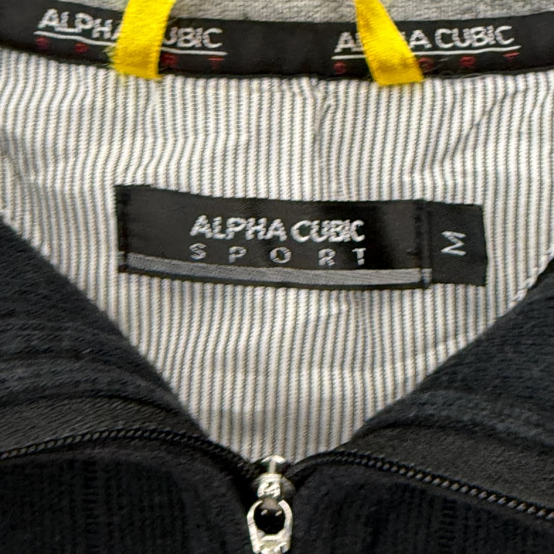 ALPHA CUBIC 카라 반집업 긴팔티셔츠 상품이미지5