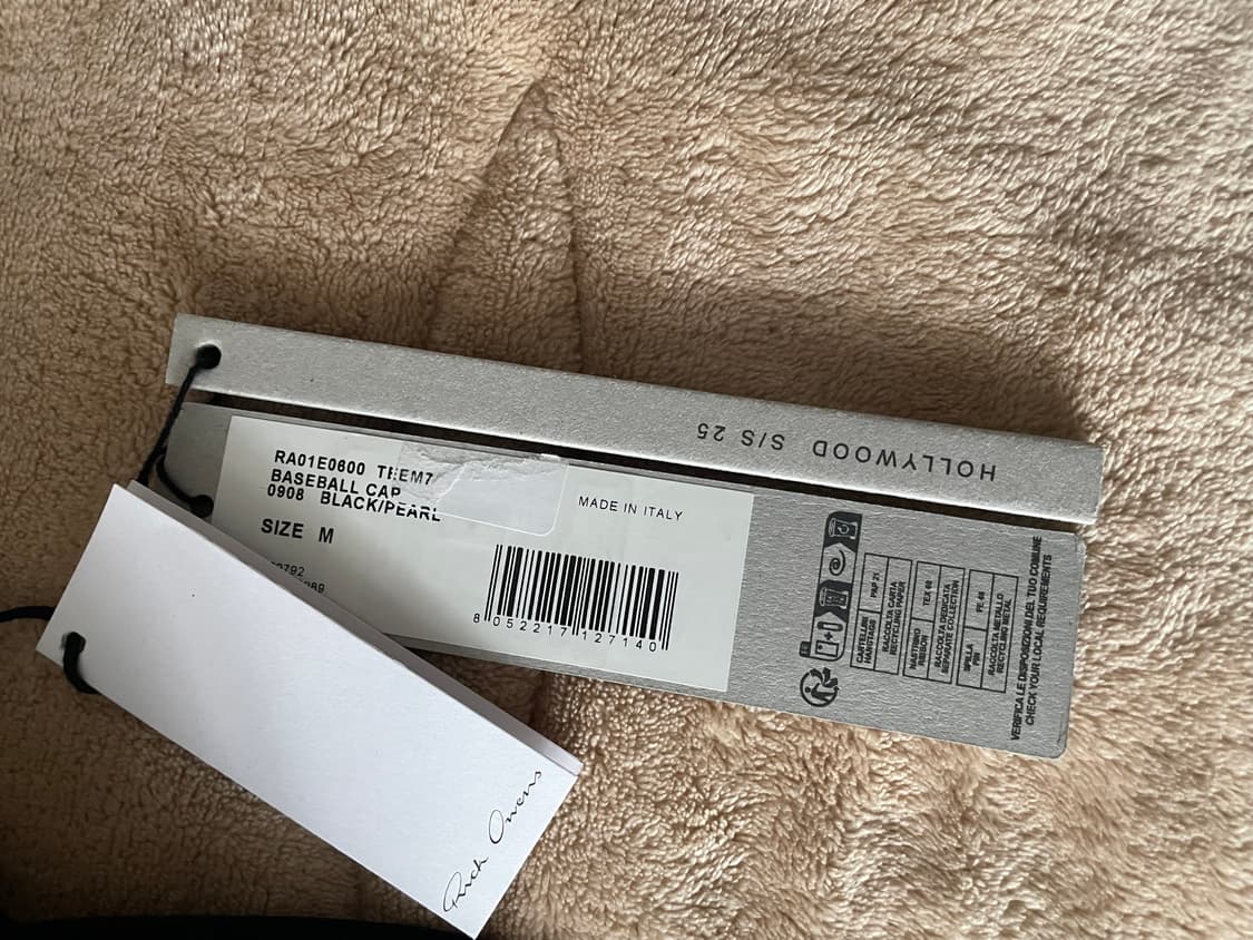 릭오웬스 / 25ss 볼캡 / M 상품이미지2