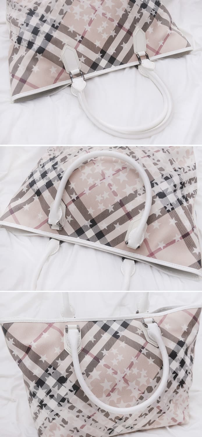 버버리 슈퍼 노바체크 화이트 스타 빅토트.숄더백 상품이미지6