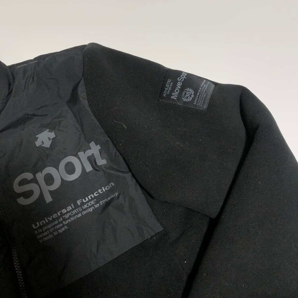 데상트 기모 플리스 점퍼 s 상품이미지4