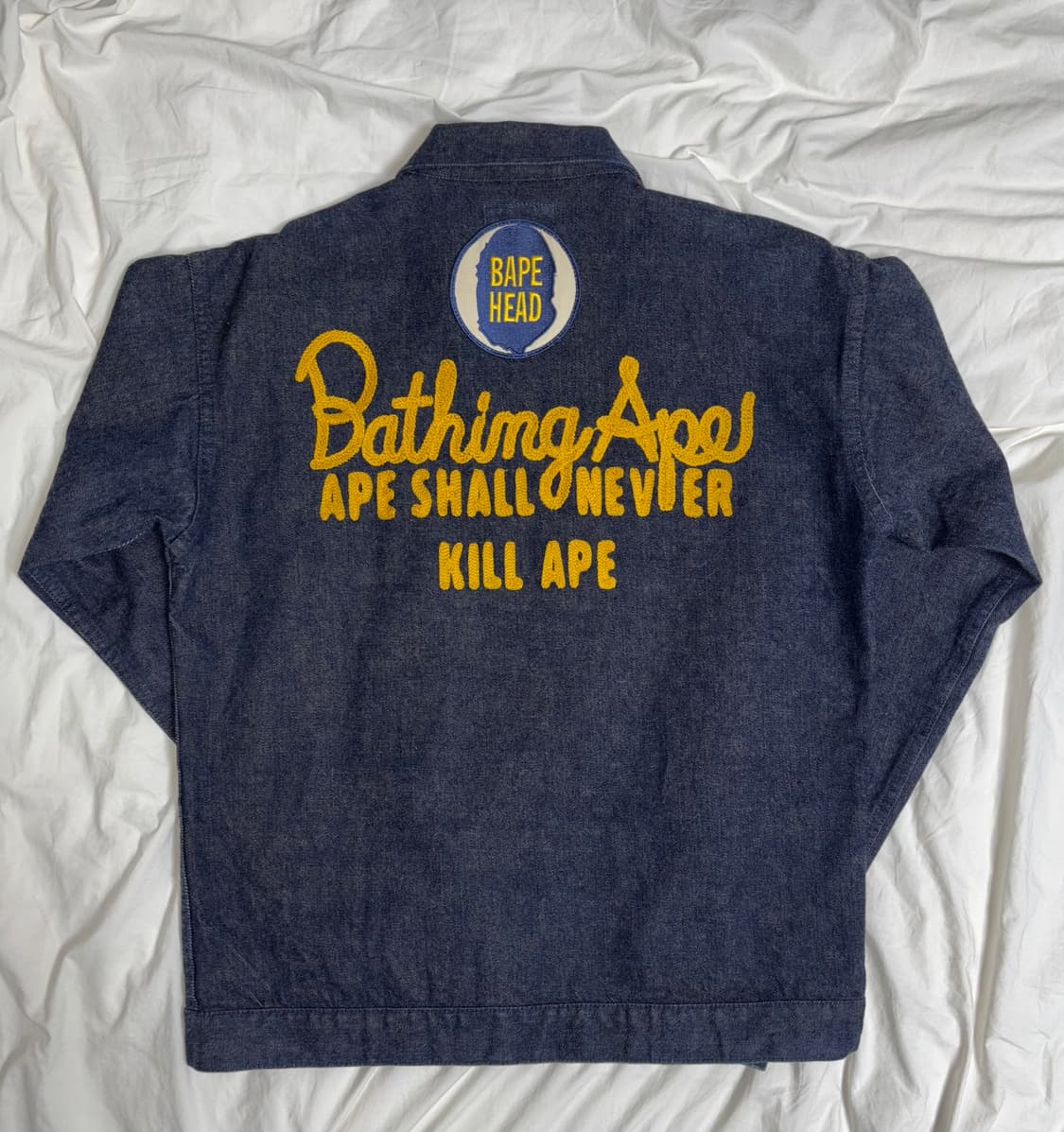 90‘s 올드 베이프 데님 집업 자켓 상품이미지1