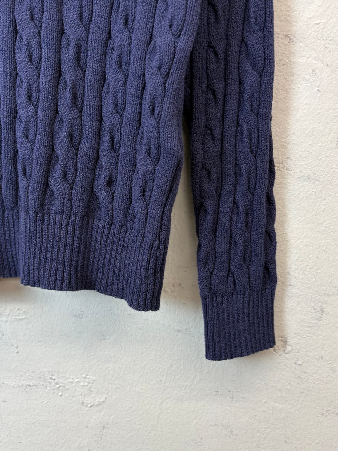 폴로랄프로렌 케이블니트 네이비 상품이미지3