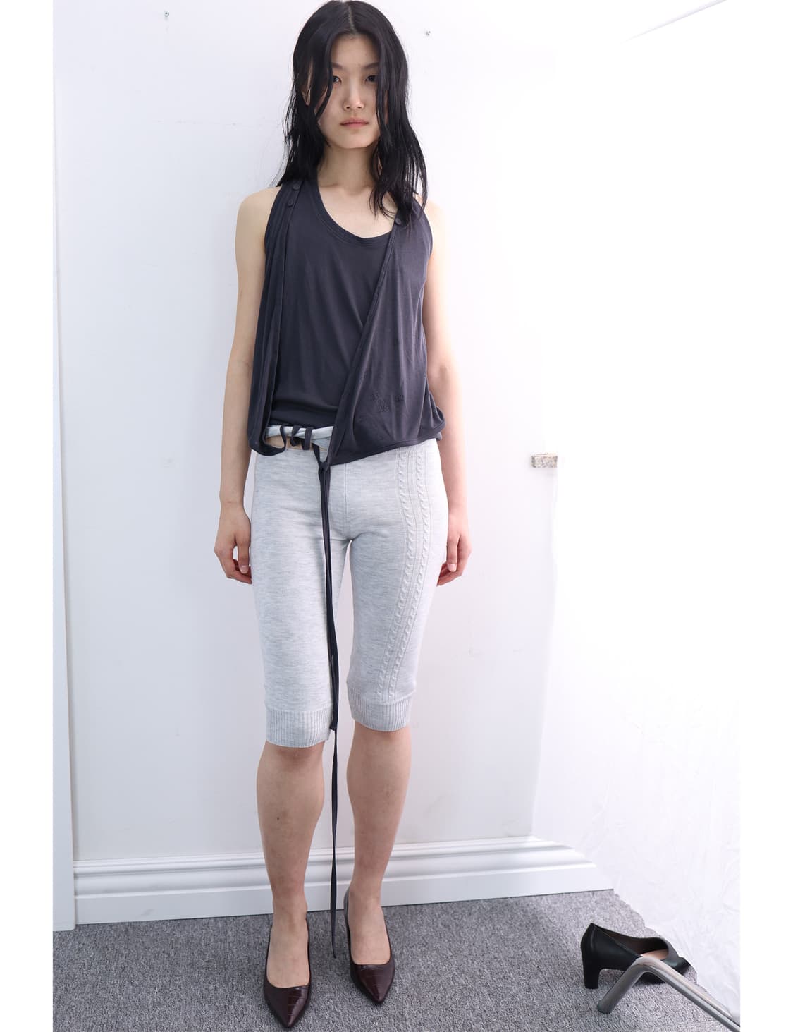 [S] 울리카상투스 홀터 랩 슬리브리스 상품이미지5