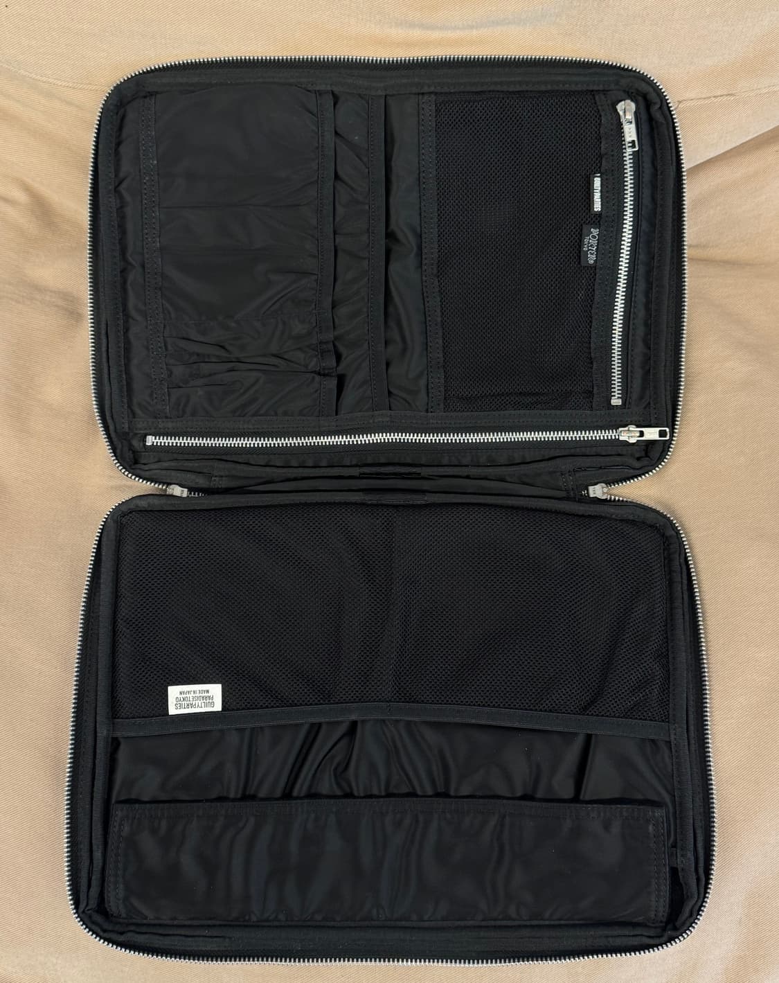 [OS] 포터 x 와코마리아 도큐먼트 케이스 블랙 상품이미지3