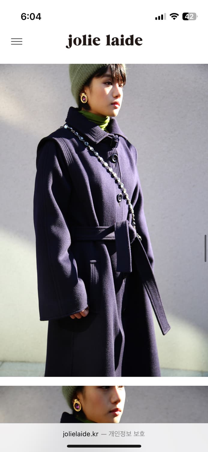 졸리레이드 재키 코트 jackie coat 상품이미지3