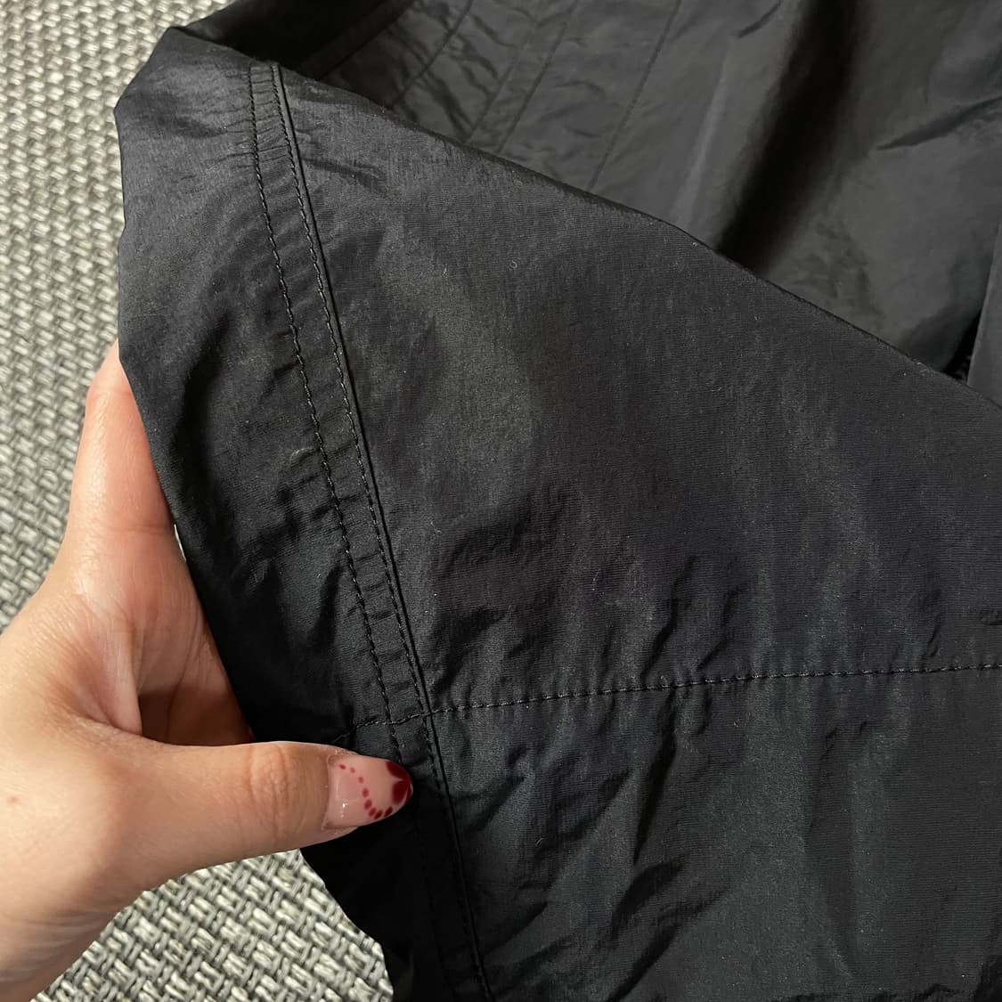 (밴딩) 송지오옴므X송민호 썬플라워 블랙 나일론 카고 팬츠 상품이미지4