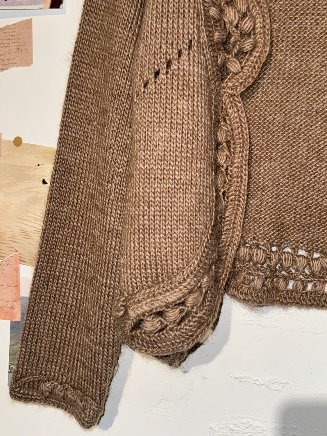 알파카 모헤어 혼방 가디건 상품이미지5