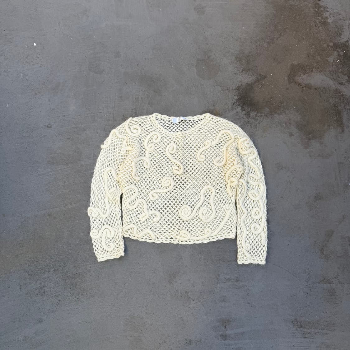 빈티지 스월 크로셰 니트 상품이미지1