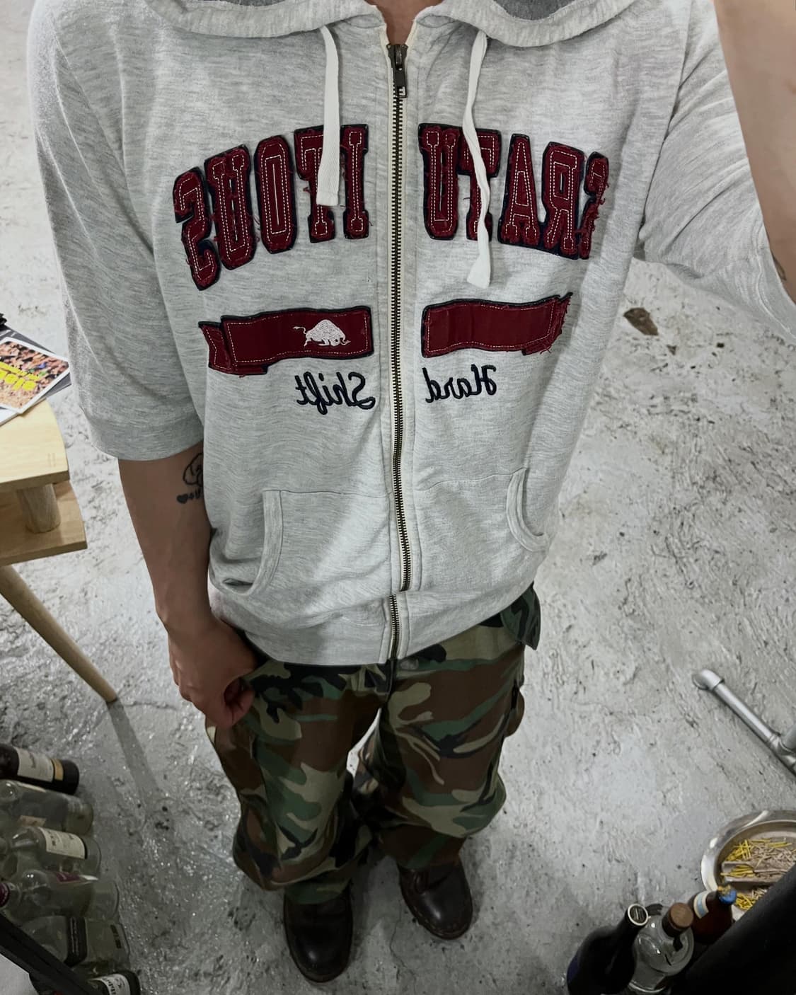 AMORE PURO half hood zip up 상품이미지1