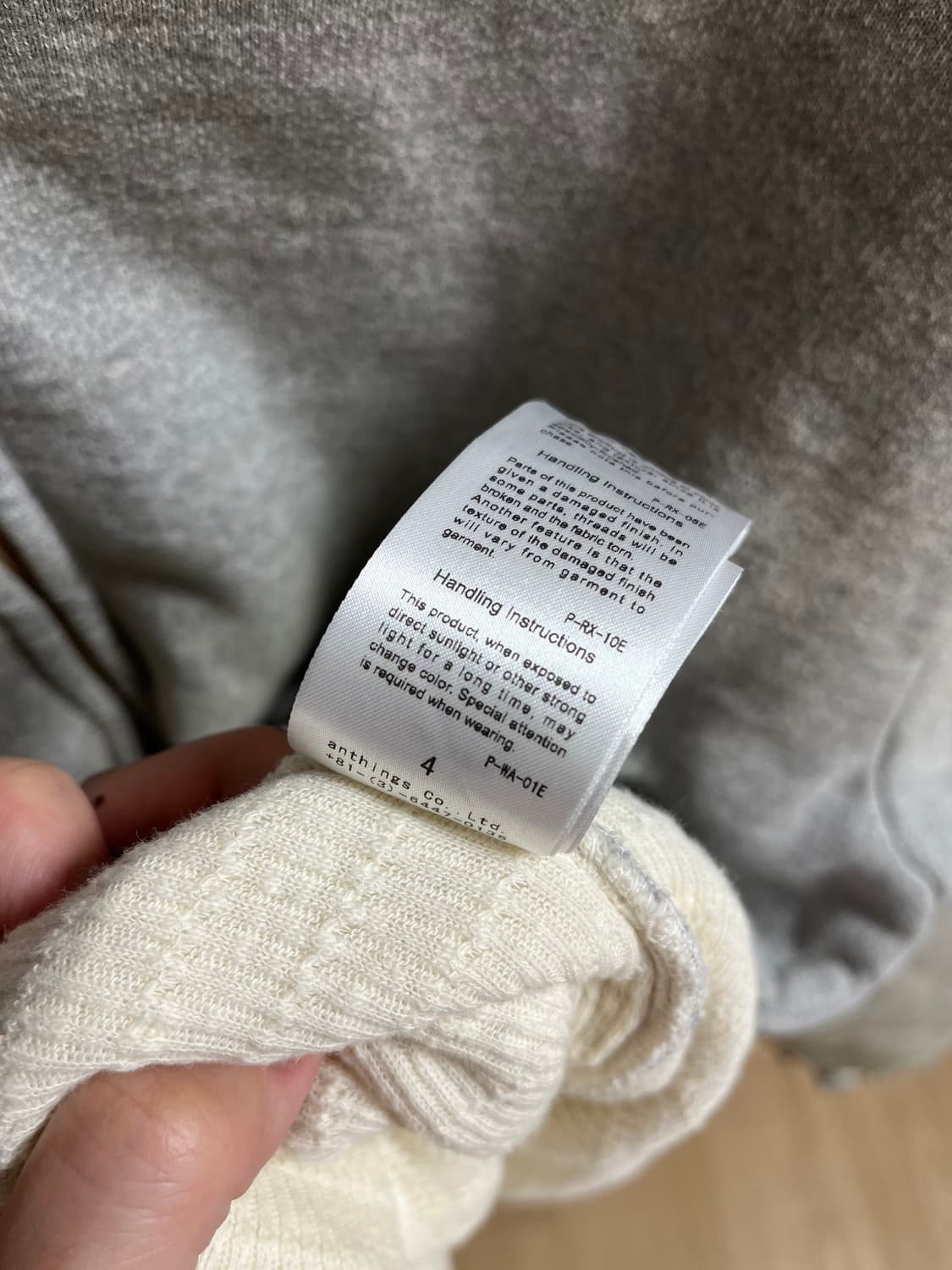 아프레쎄 빈티지 집 후디 그레이 4 상품이미지6