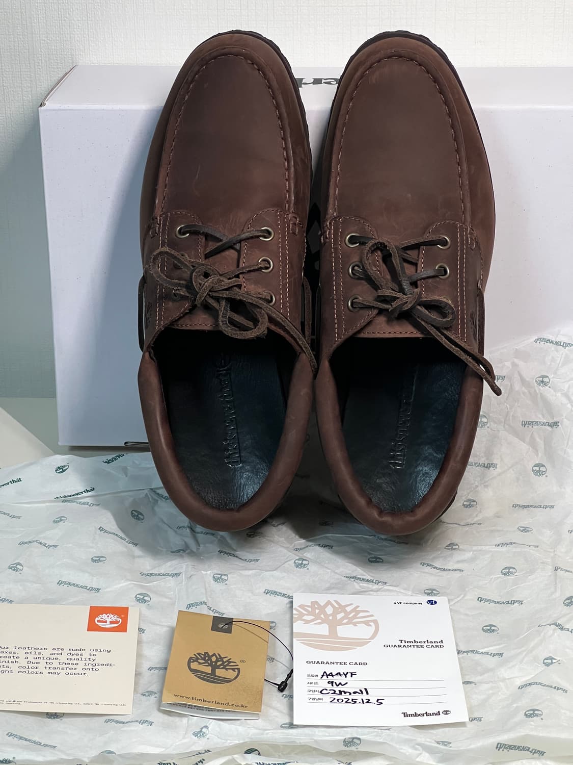 팀버랜드 디네댓 보트슈즈 270사이즈 풀박스 판매 상품이미지6