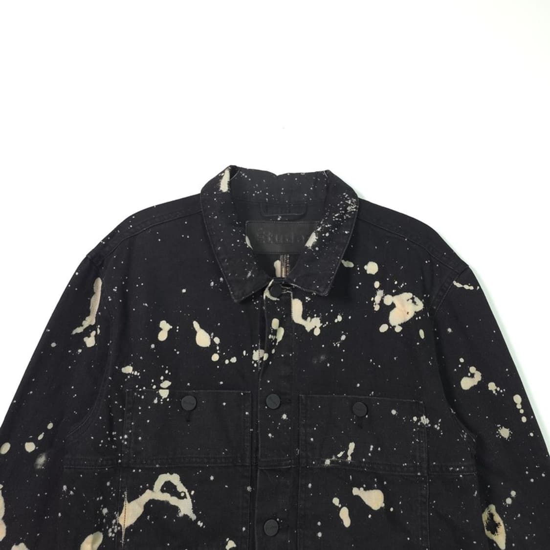 Etudes 페인트 스플래터 블랙 데님 자켓 L 상품이미지3