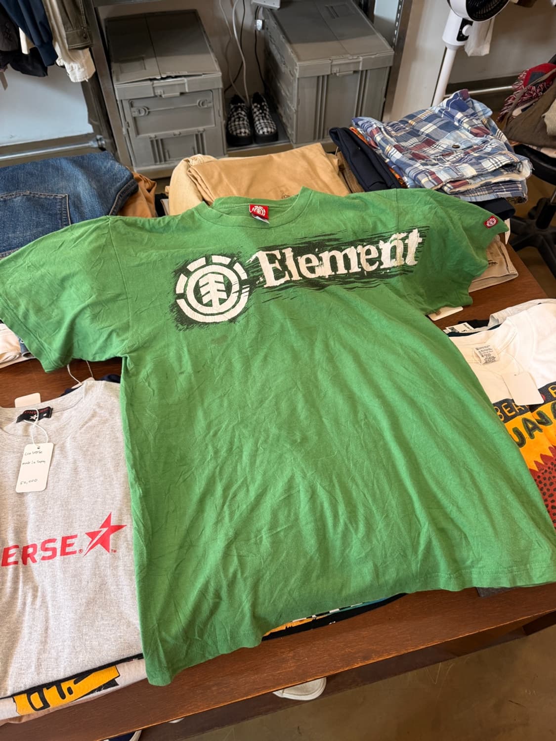 Element 센터 암 로고 프린팅 티셔츠 L 상품이미지1