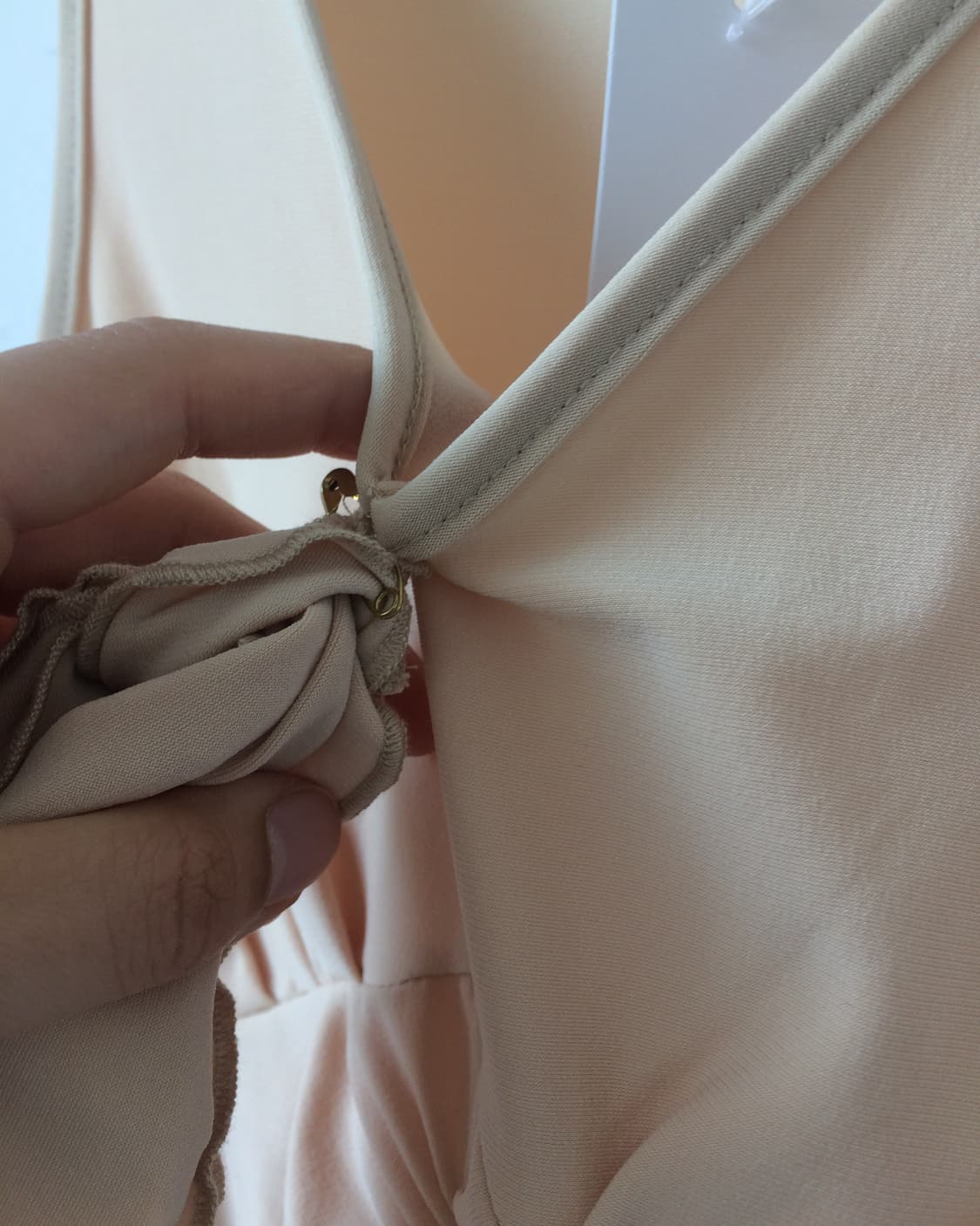Shirring ruffle point sleeveless 상품이미지4