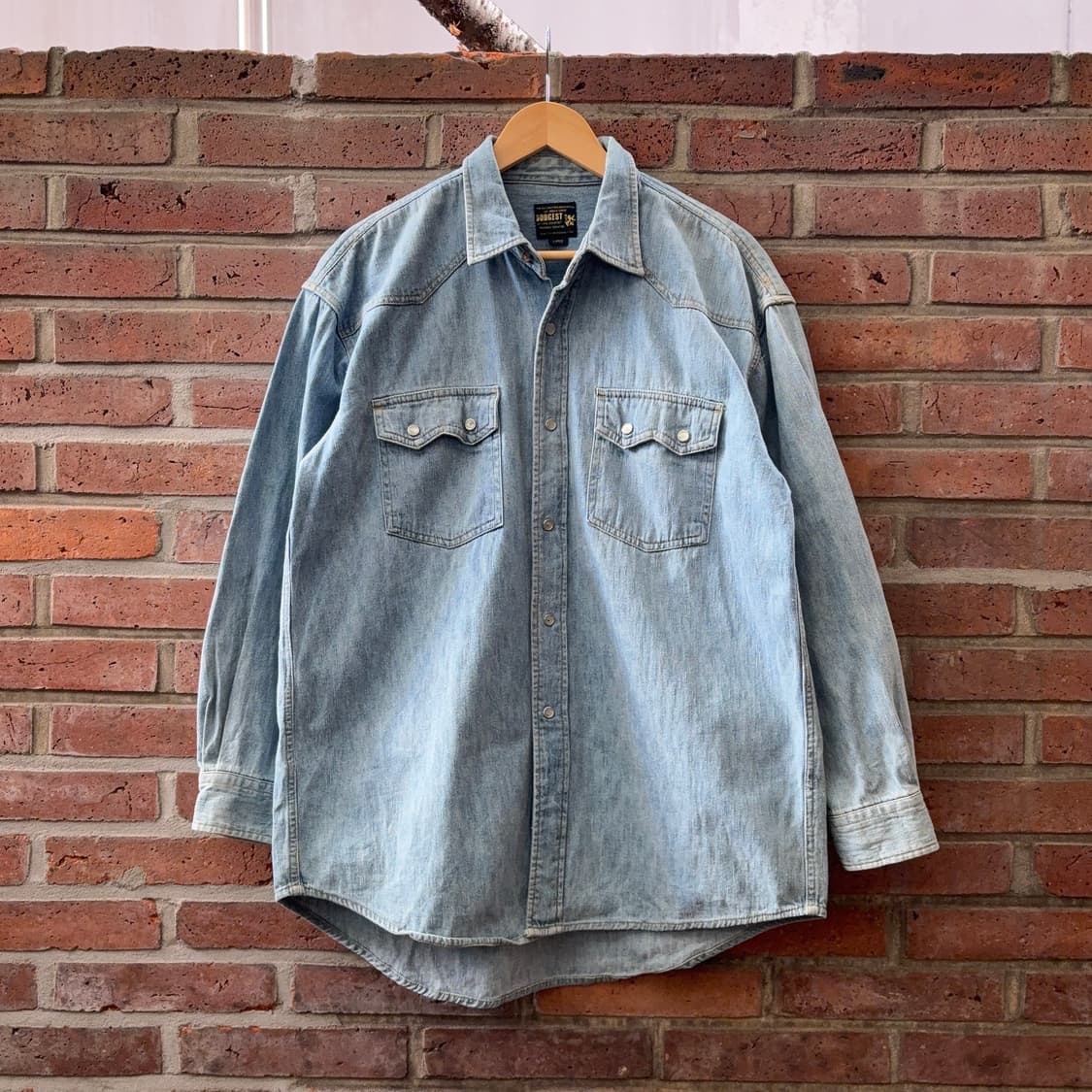 DODGEST 데님 웨스턴 셔츠 상품이미지1