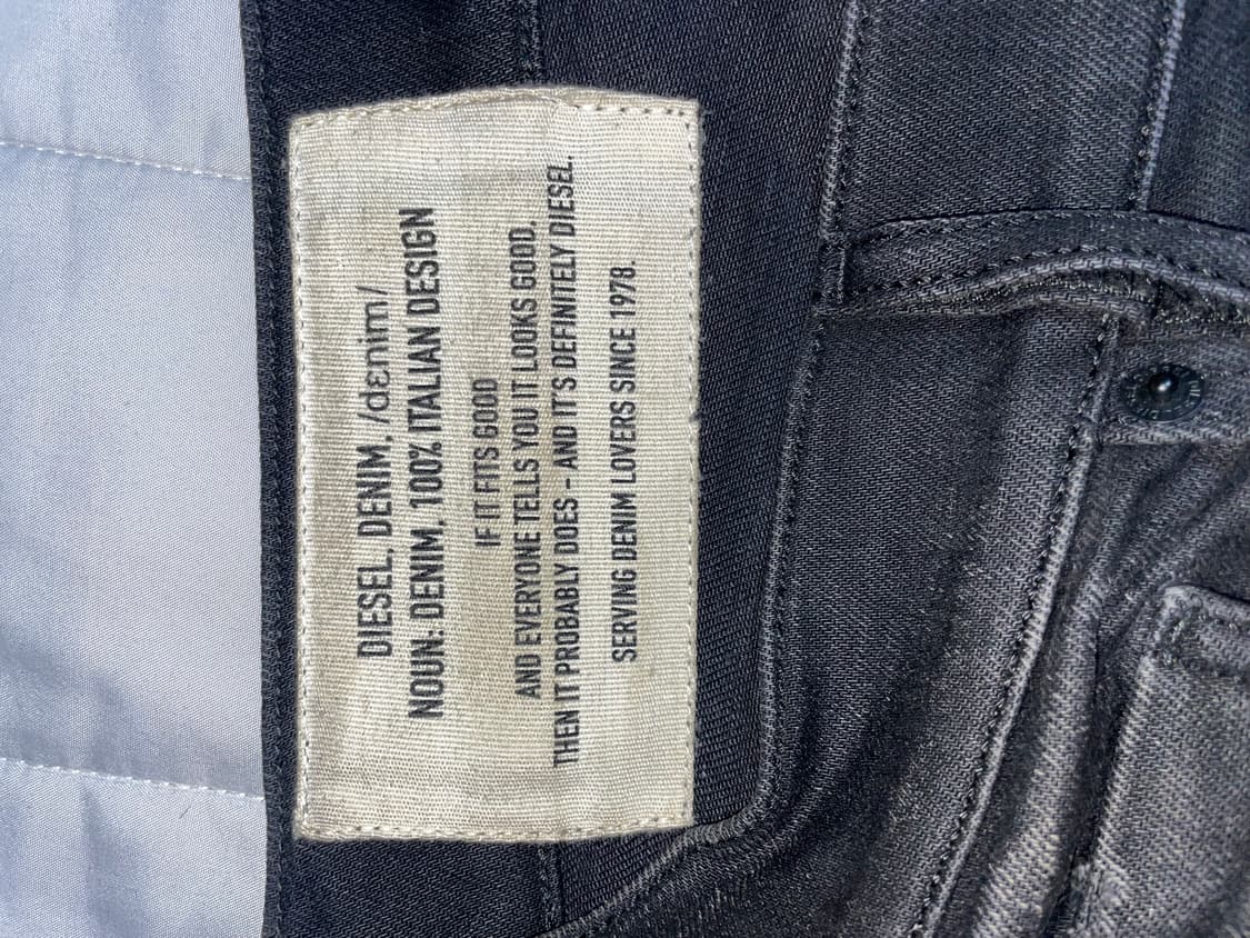 디젤 D-Strukt 슬림핏 데님팬츠 W30L32 상품이미지7
