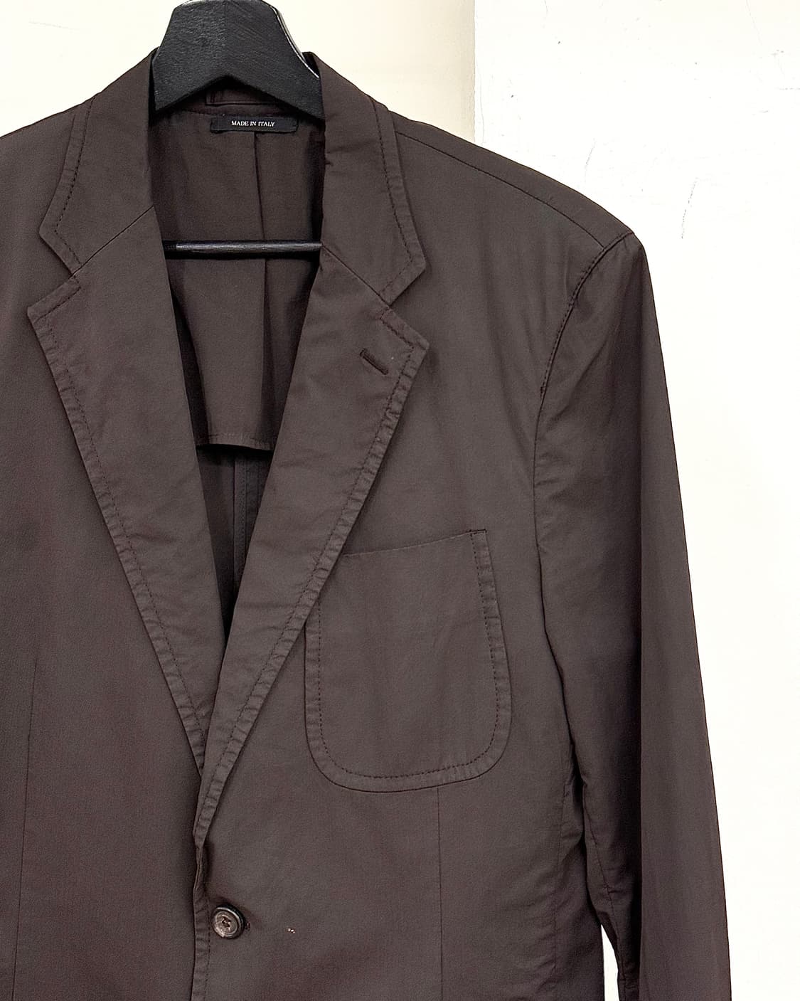 프라다 브라운 코튼 블레이저 상품이미지4