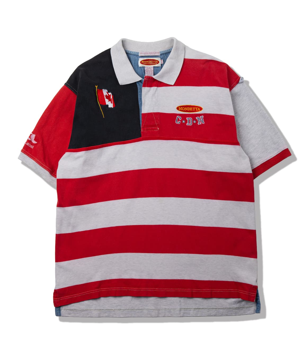90's Mondetta 컬러블록 럭비 셔츠 상품이미지1