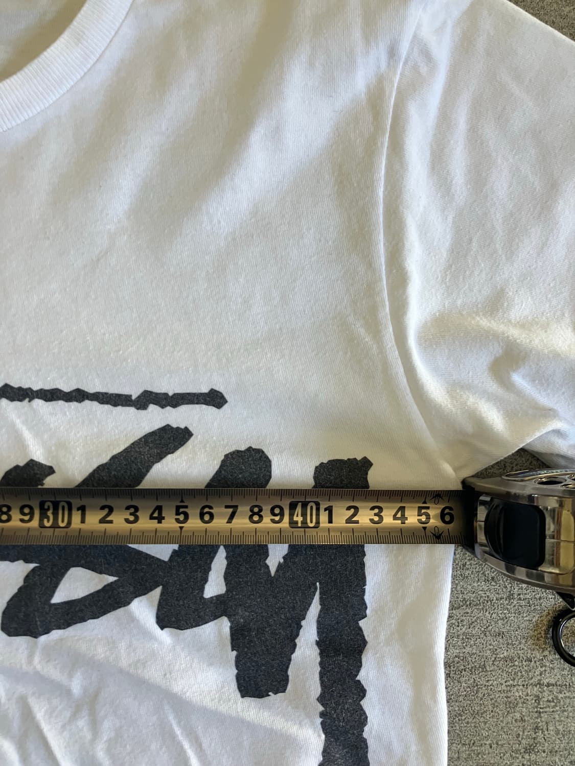 Stussy 스투시 올드스쿨스트릿 스탁로고 반팔티셔츠 상품이미지2
