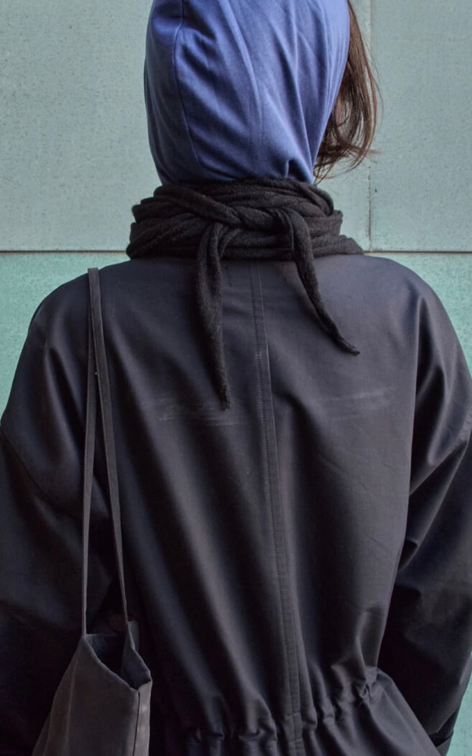 구매) 머듈 롱스카프 black mudule long scarf 상품이미지1