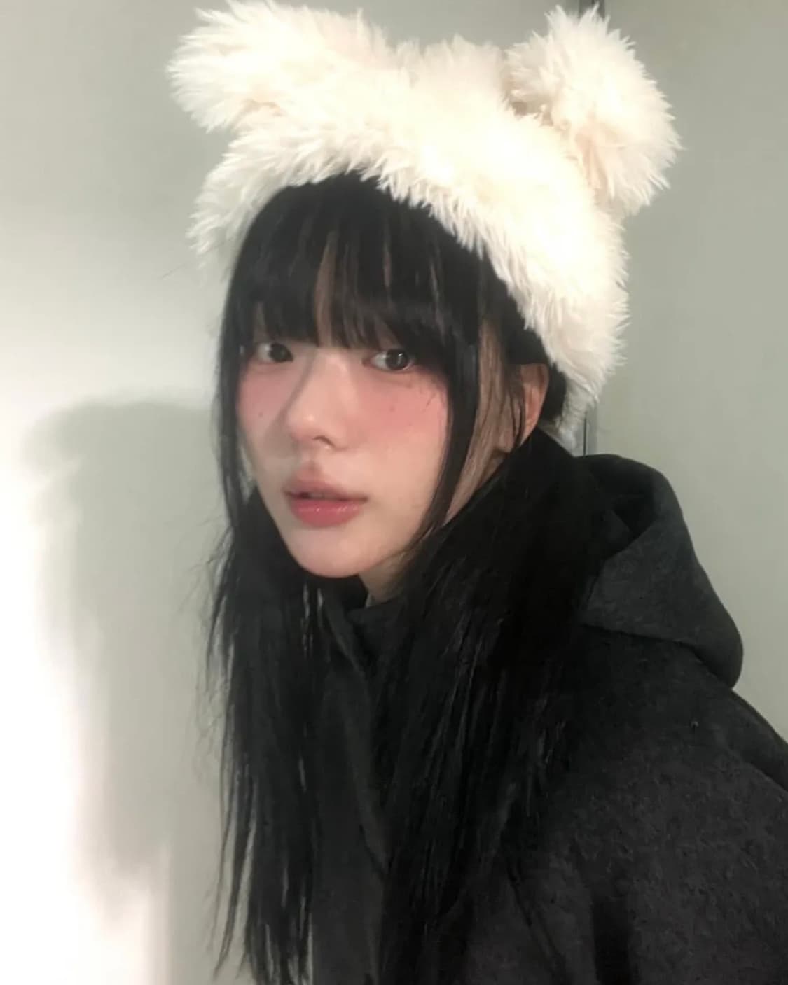 미세키서울 후드 롱 더플 코트 상품이미지5