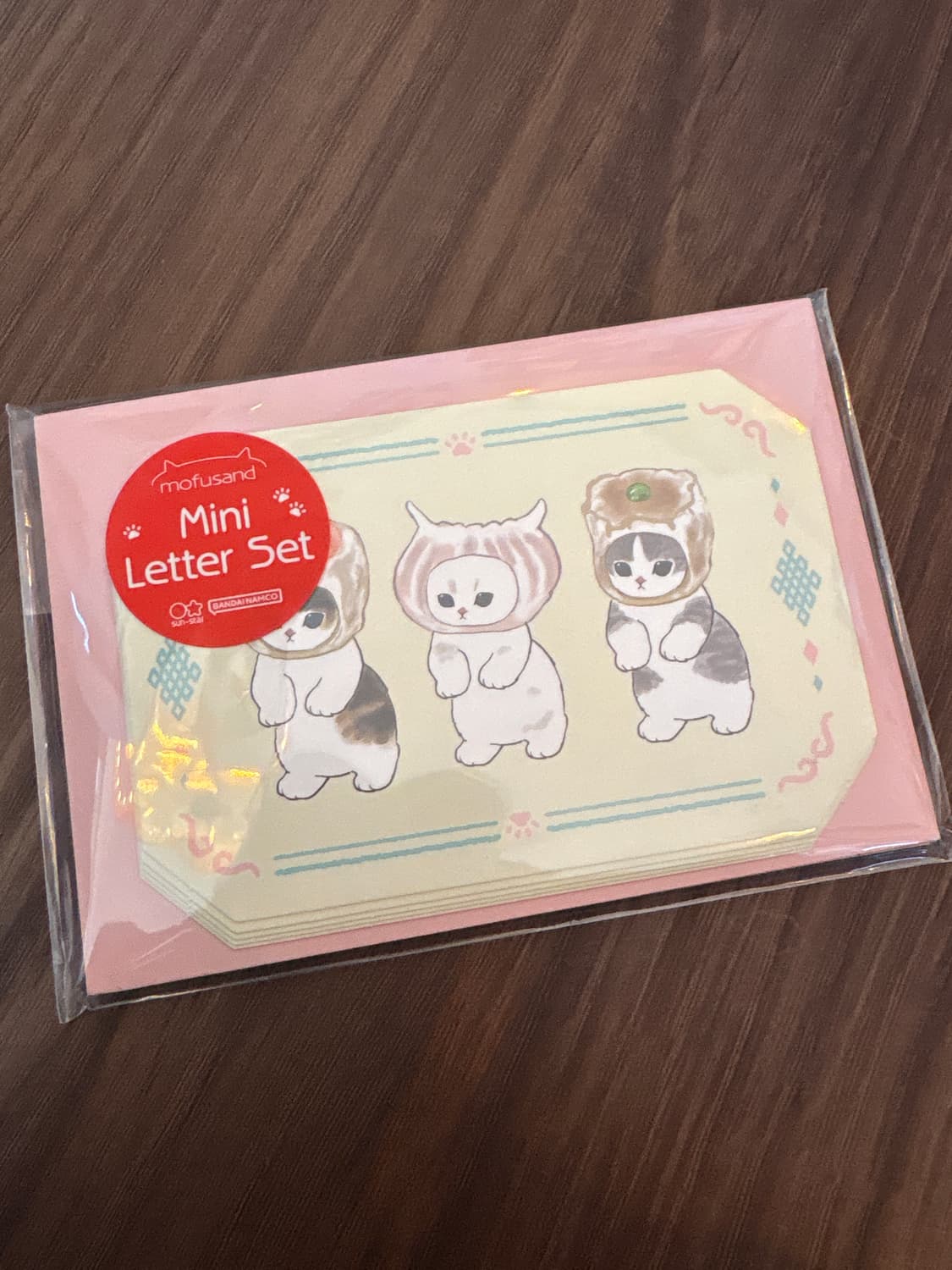 모프샌드 미니레터세트 편지지(만두) 상품이미지1