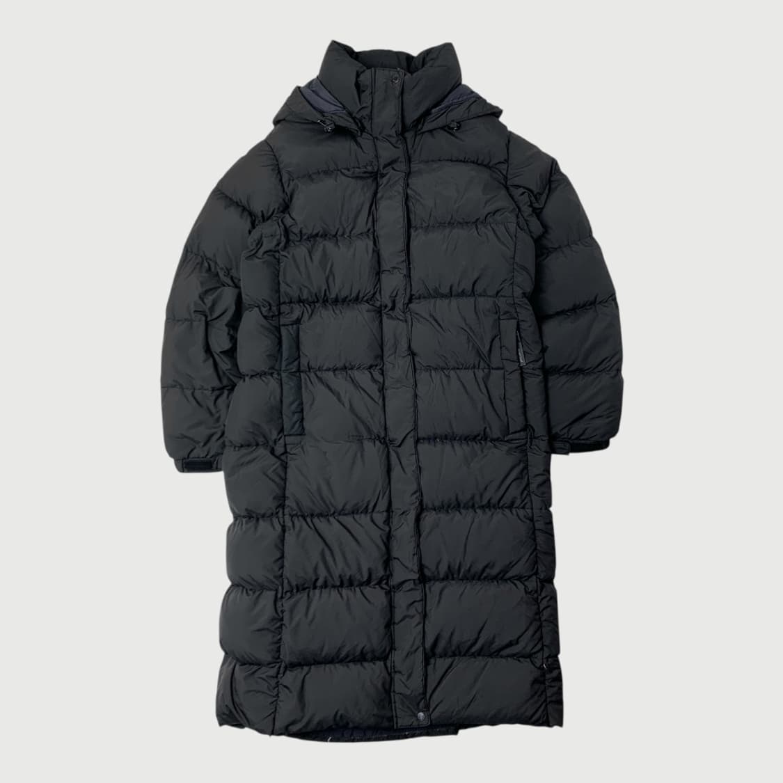 [L/정품] 몽벨 에스더 블랙 다운 여성 롱패딩점퍼 상품이미지1