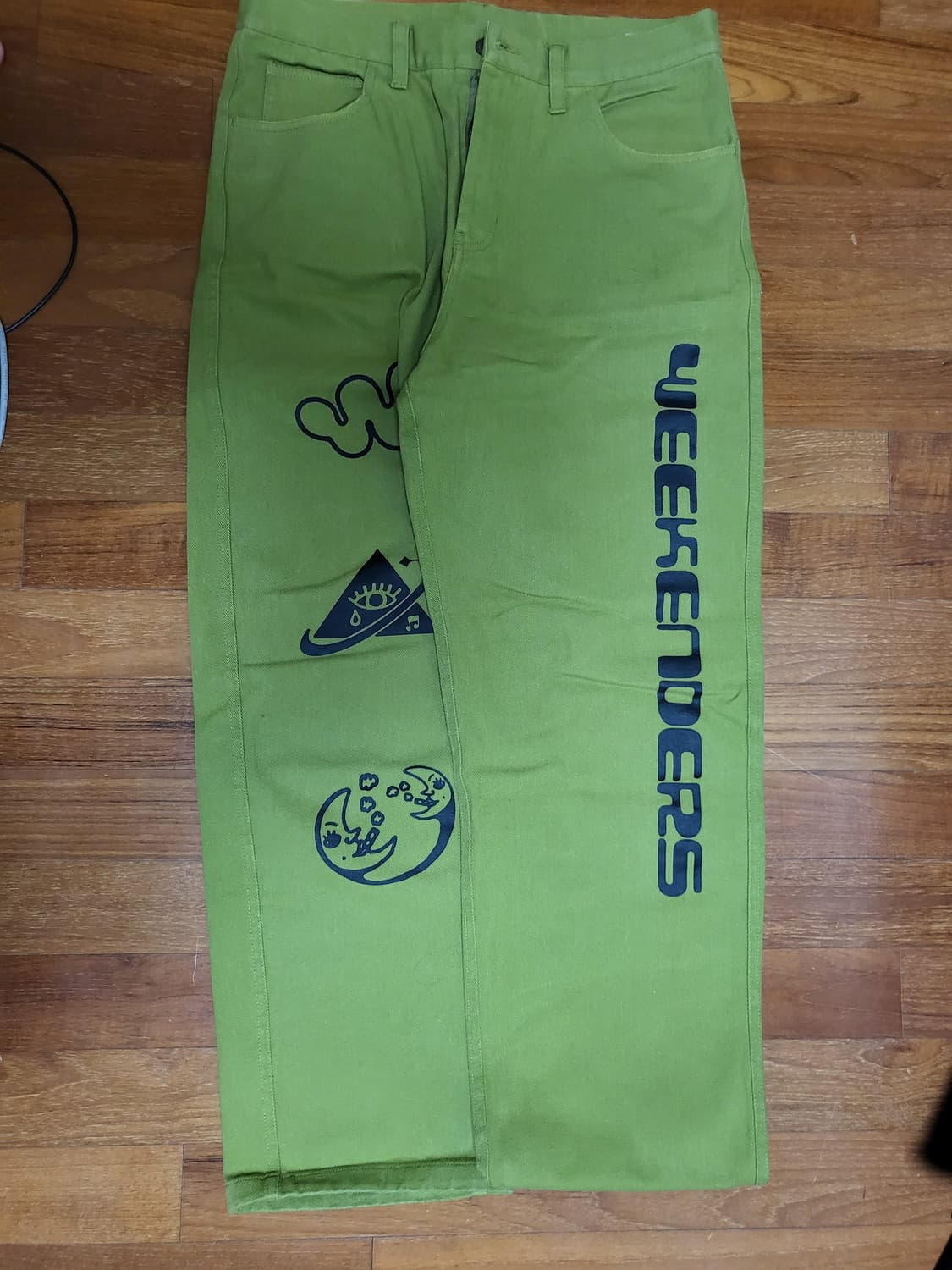 위캔더스 코튼 팬츠 바지 카키 상품이미지6