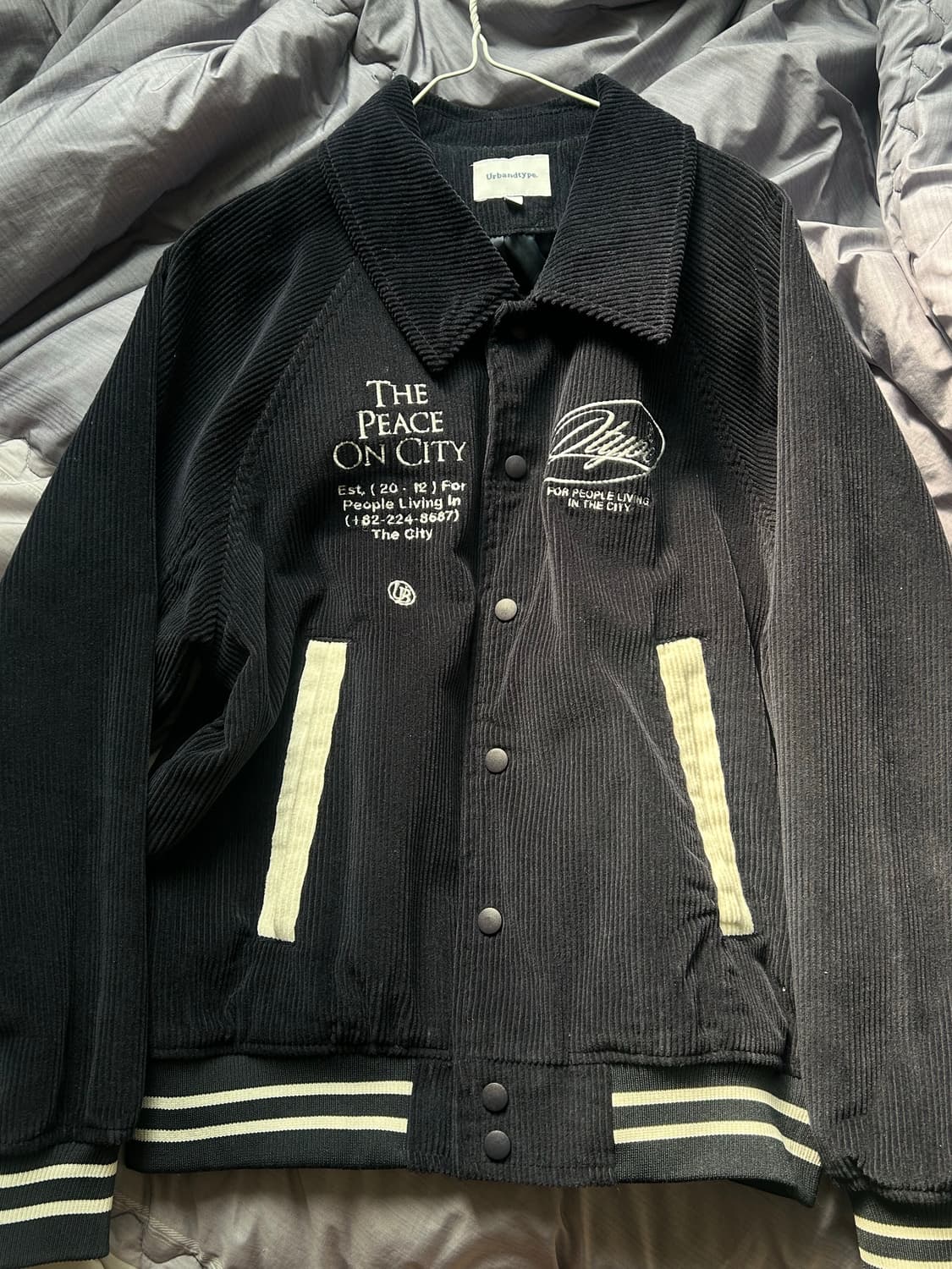 [S] 코듀로이 래글런 자켓 상품이미지1