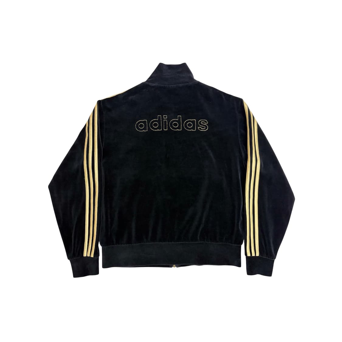 아디다스 벨벳 벨루어 빅로고 검골 트랙탑 져지 집업 자켓 100 L 상품이미지1