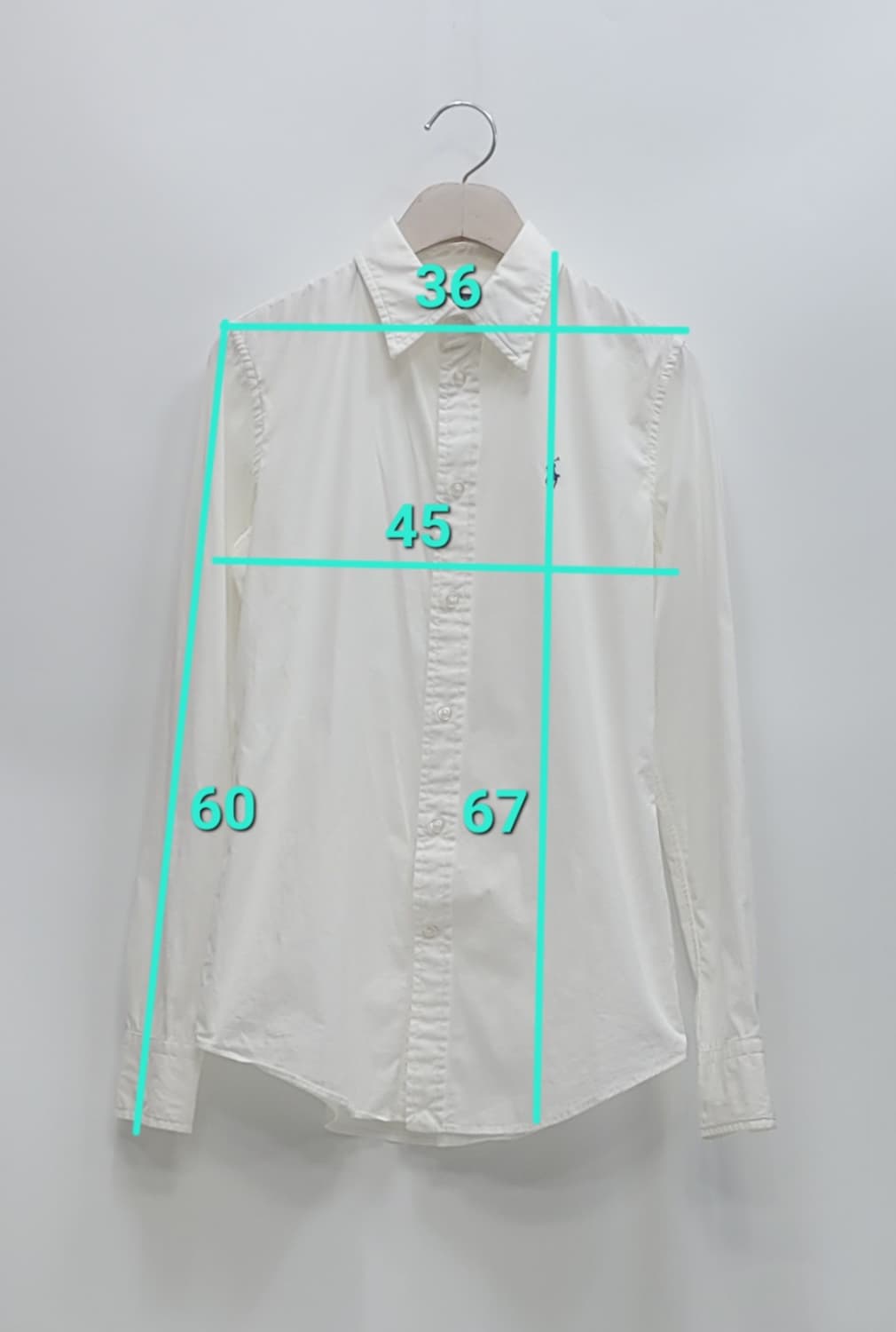 POLO 폴로 랄프로렌 드레스 화이트 셔츠 / 155-84A
 상품이미지10