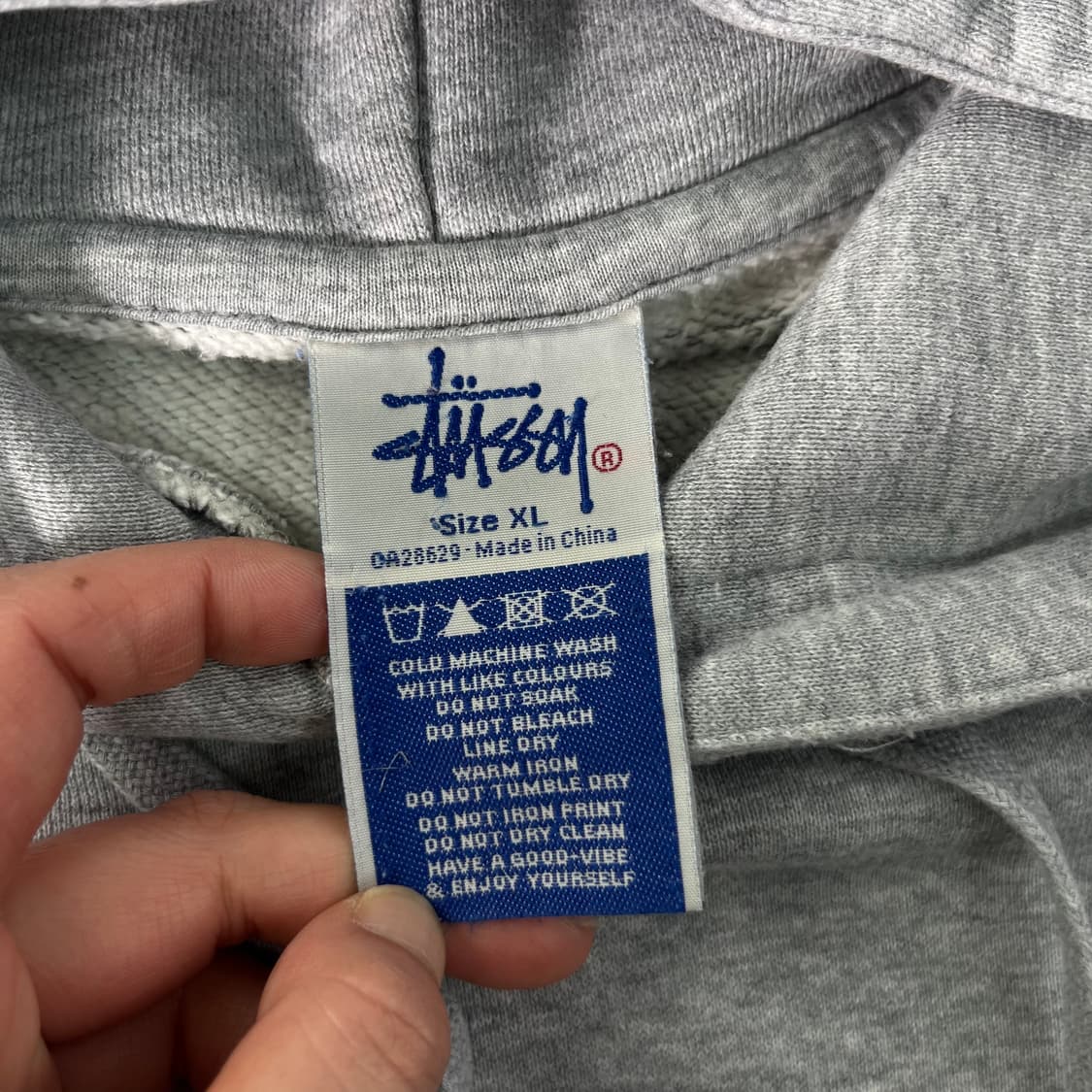 105 스투시 80s 센터로고 박스 후드티 상품이미지3