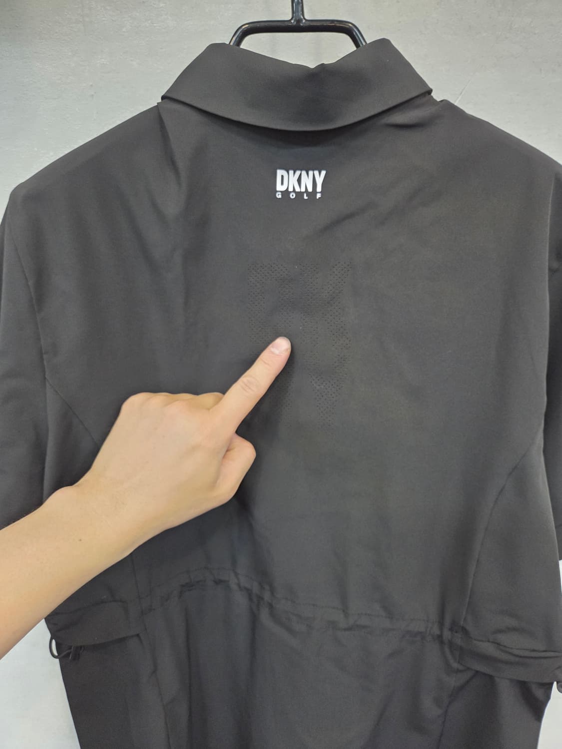 Dkny 골프 여성 메쉬 우븐 카라반팔 s 상품이미지4
