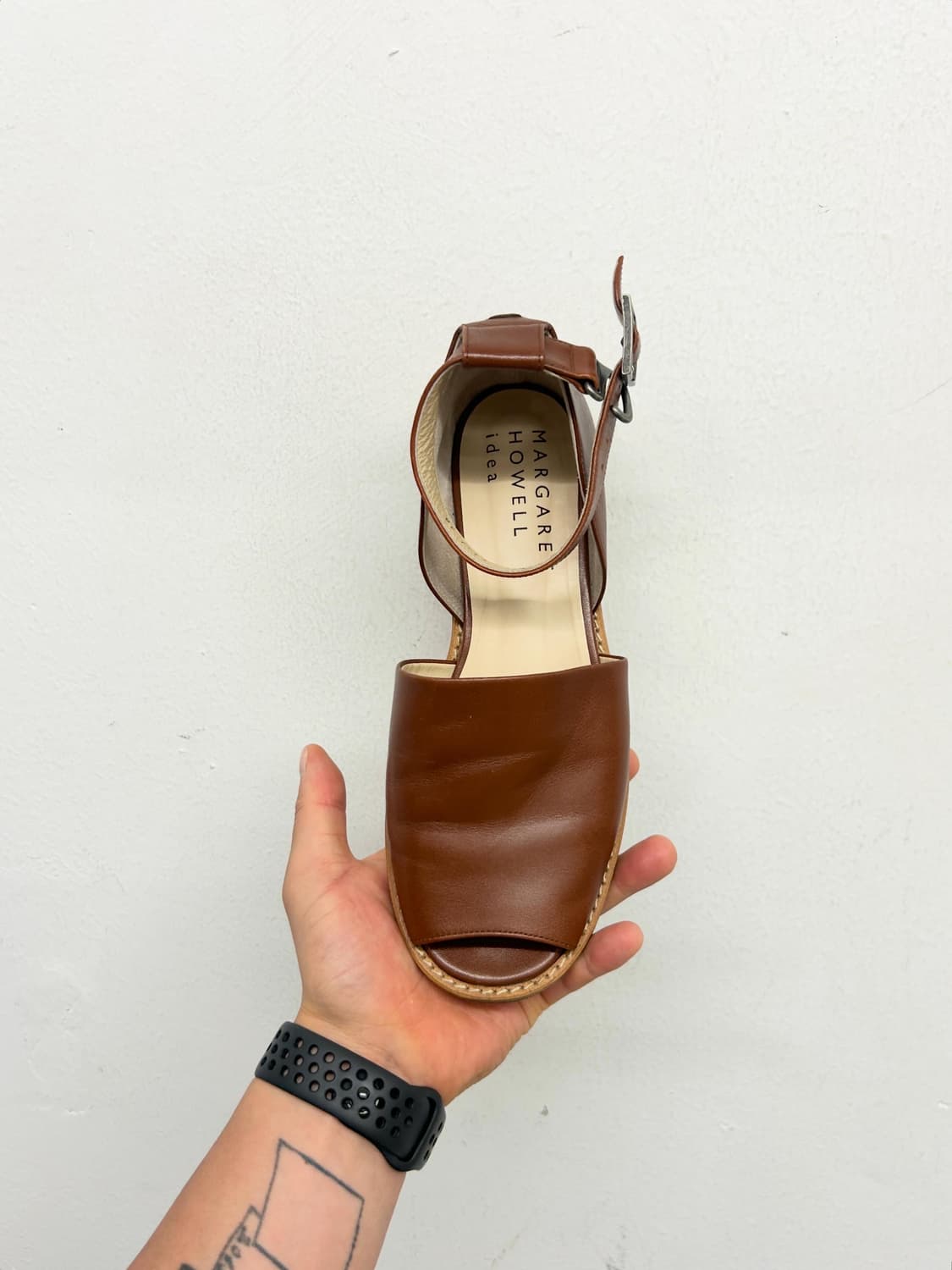 마가렛호웰 브라운 레더 샌들 240 (MADE IN JAPAN) 상품이미지2