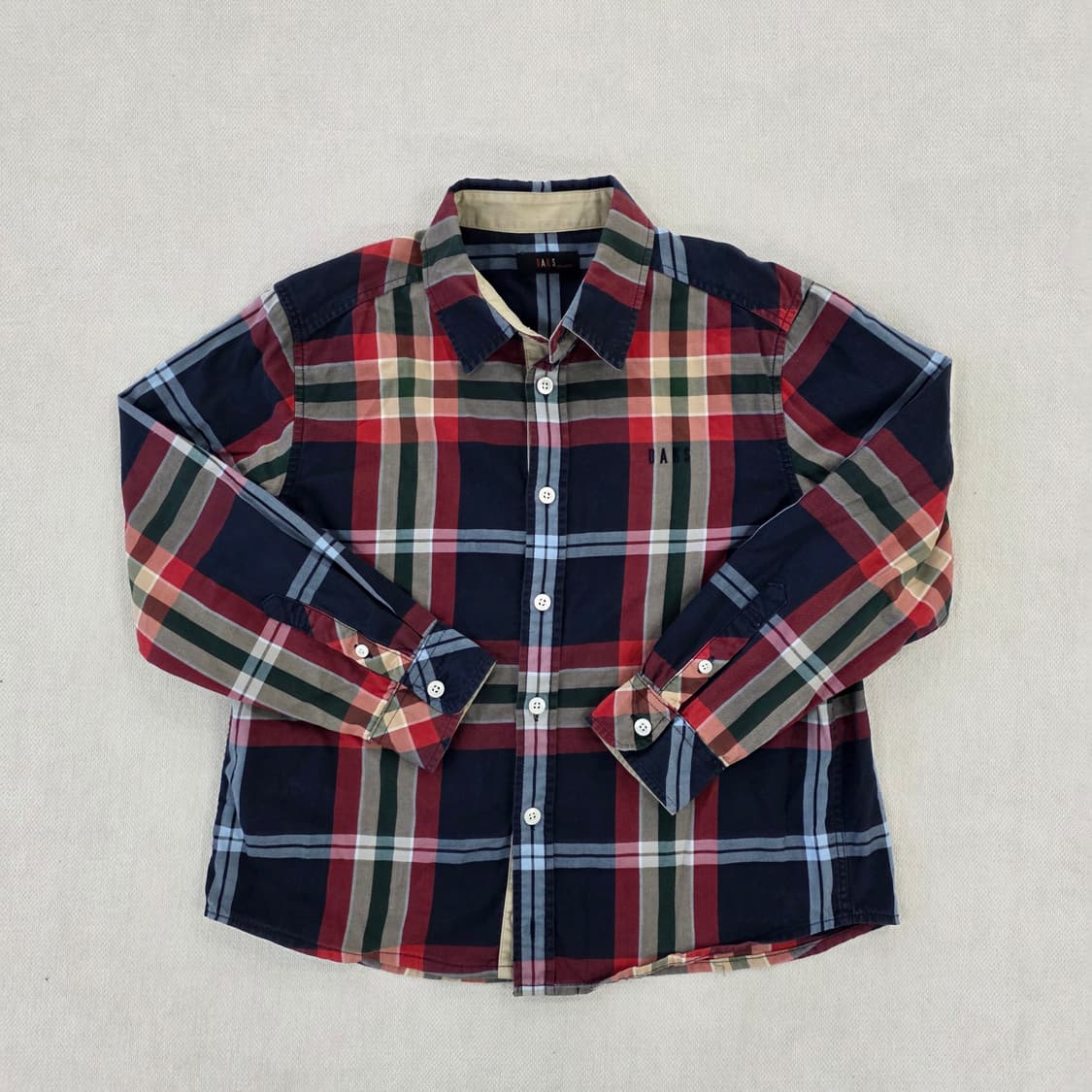 [150] 닥스 키즈 체크 셔츠 남방 0210J 상품이미지1