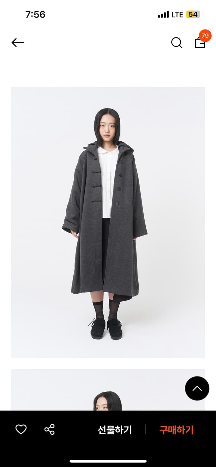 미세키서울 후드 코트 상품이미지5