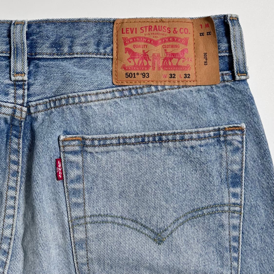 리바이스 연청 501 데님 팬츠 상품이미지6