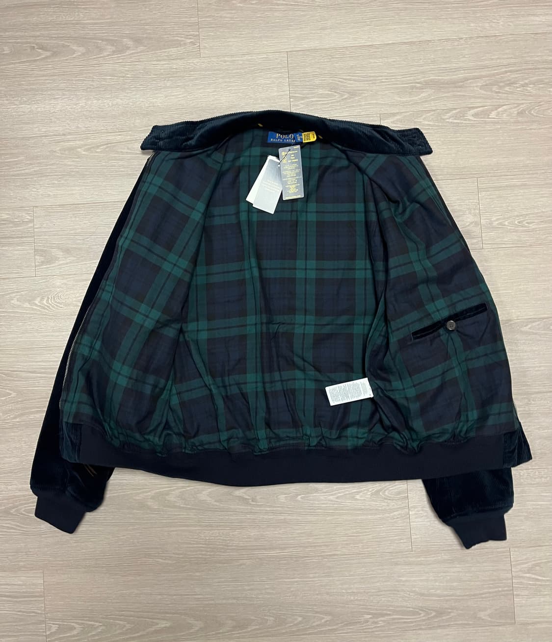 (백화점판, 새상품) 폴로 랄프로렌 코듀로이 바라쿠타 블루종 상품이미지6