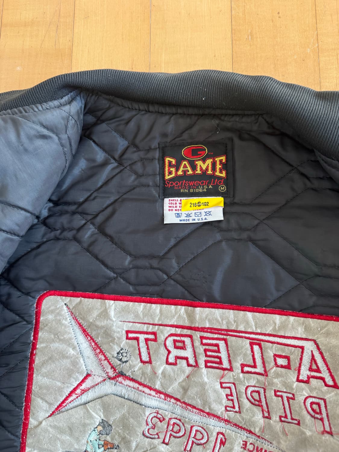 빈티지 블루종 점퍼 상품이미지5