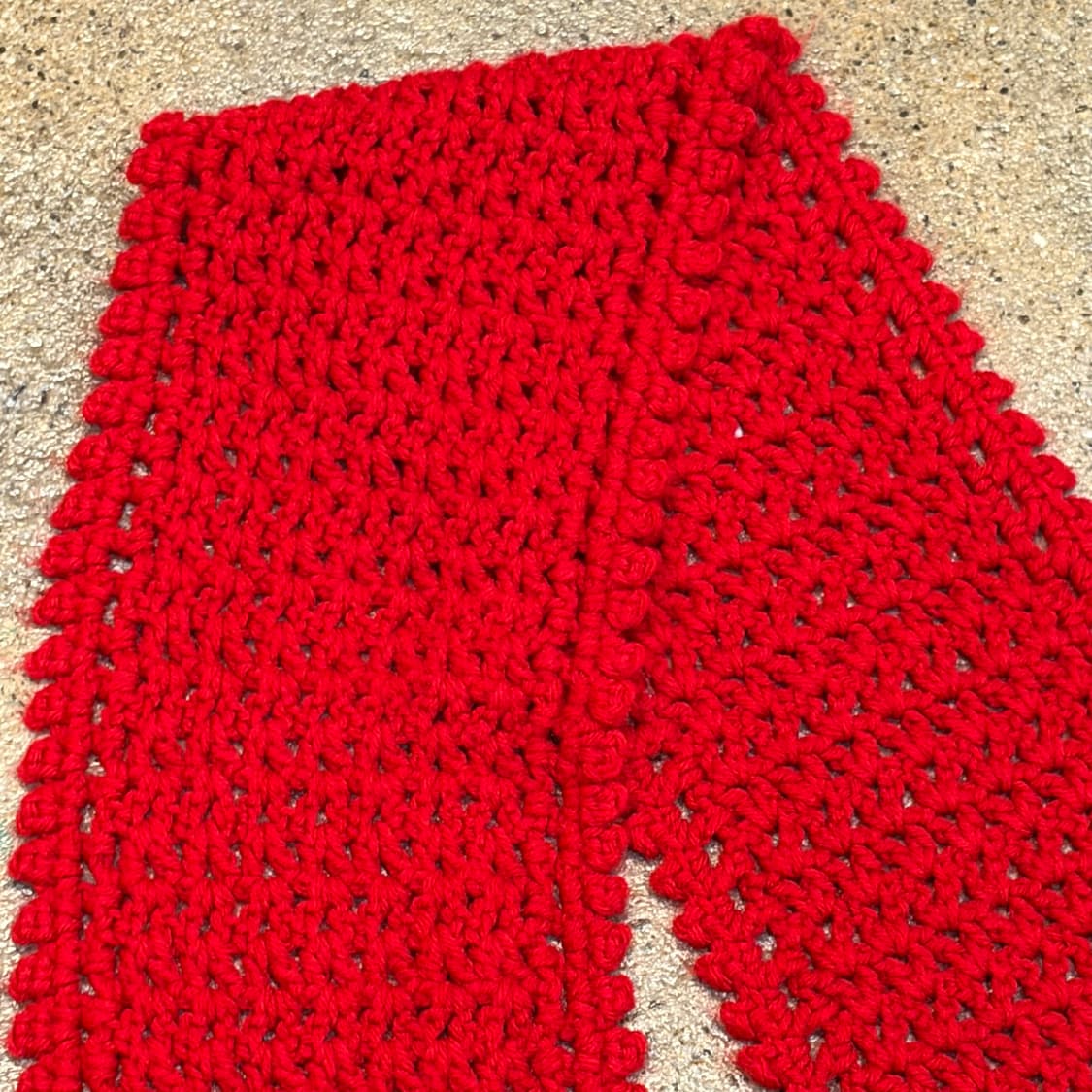 미국 빈티지 니트 핸드메이드 손뜨게 머플러 목도리 상품이미지3