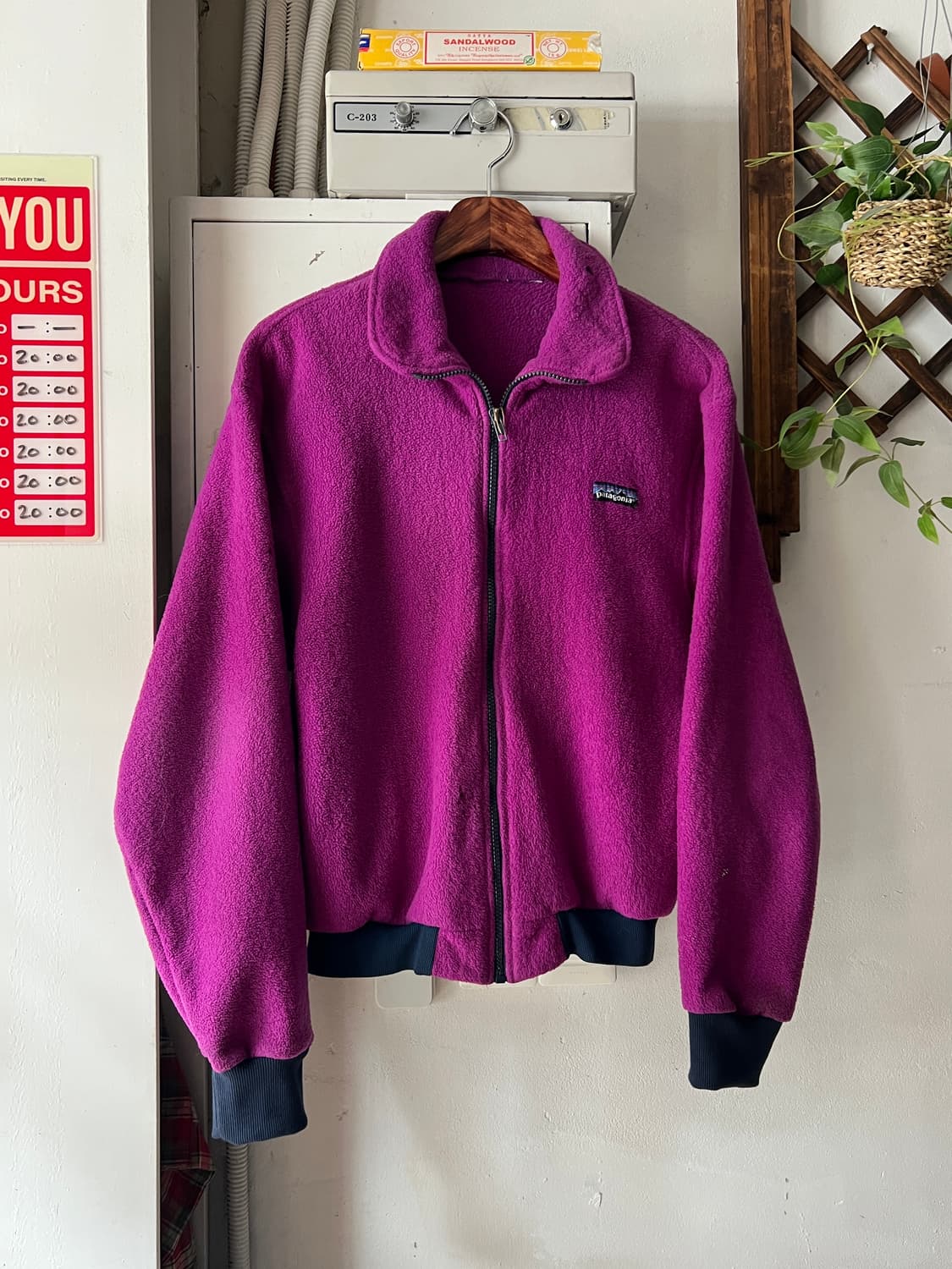 [S]80's 파타고니아 USA 빈티지 퍼플 플리스 상품이미지1